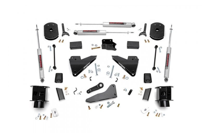 Rough Country 35720 5 inch Radius Arm Drop Coil Spacer Suspension Lift Kit | 2014-2018 RAM 2500