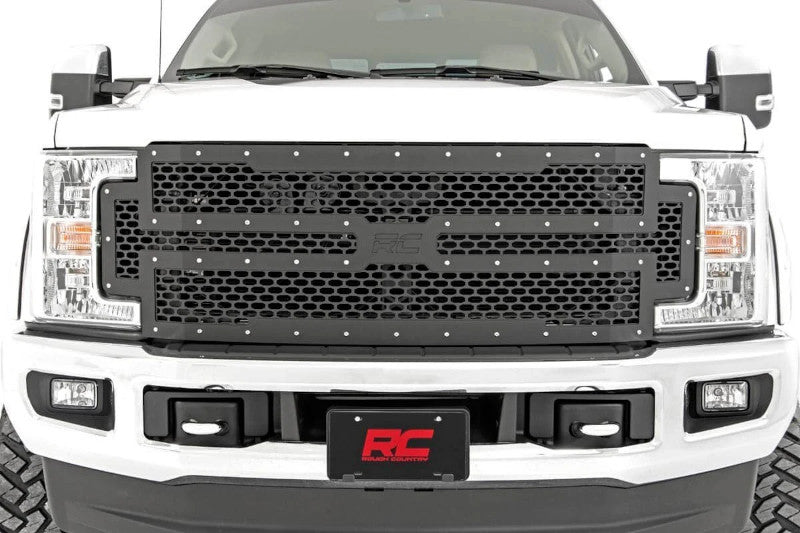 Rough Country 70213 Mesh Grille Kit | 2017-2019 Ford F250/F350
