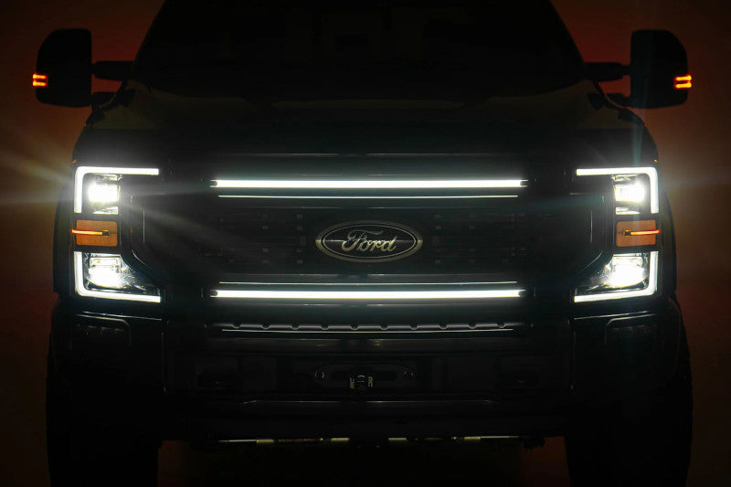 Rough Country 70990 30 inch Grille Mount LED Light Kit | 2017-2022 Ford F250/F350 6.7L Powerstroke