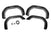 Rough Country A-G12011-GPA Defender Fender Flares (Dark Slate) | 2020-2025 GM/GMC Sierra 2500HD/3500HD