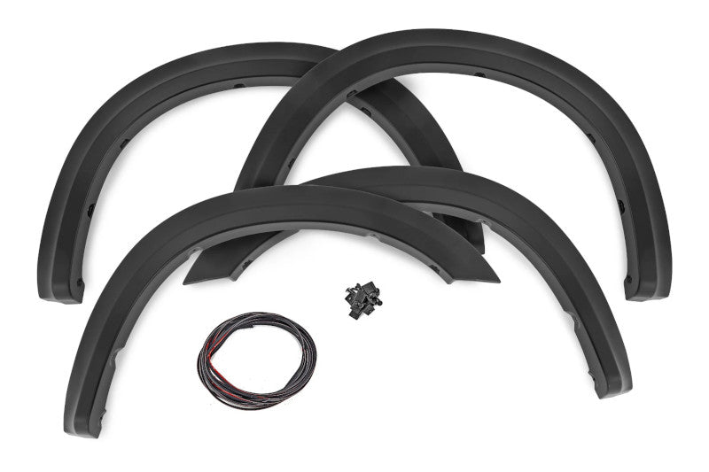 Rough Country S-D10917-RCGB Sport Fender Flares (Gloss Black) | 2019-2024 RAM 2500/3500