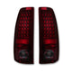 Recon 264173RD Red LED Tail Lights Fits | 1999-2007 GM Silverado/Sierra 2500HD/3500HD