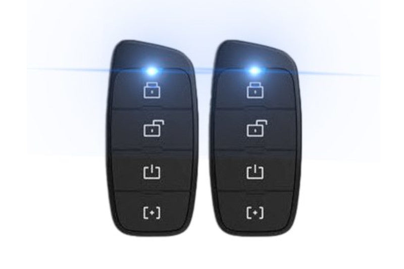 Kleinn RFKIT4 4-Button Wireless Remotes and Antenna Upgrade w/ 2500ft Range | Universal