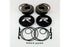 Revolution D60-FLANGE-KIT Dana 60 Drive Flange Kit with Black Caps (35 Spline) | 1985-1998 Ford F250/F350