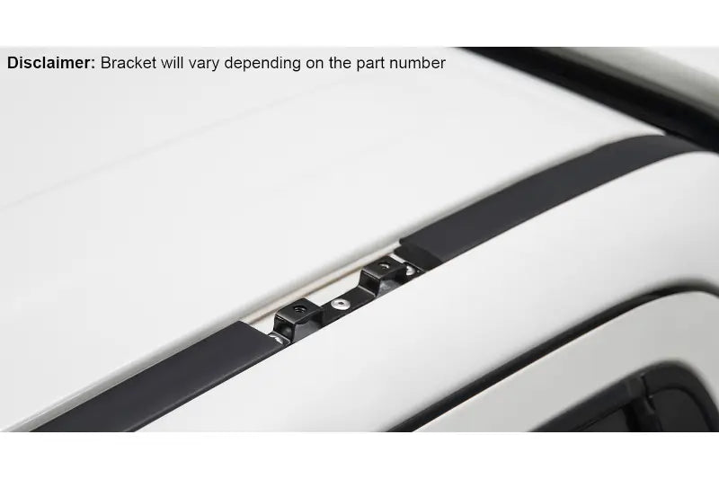 Rhino Rack JA7944 Heavy Duty RLT600 Ditch Mount Silver 2 Bar Roof Rack | 2019-2023 RAM 2500/3500 6.7L Cummins