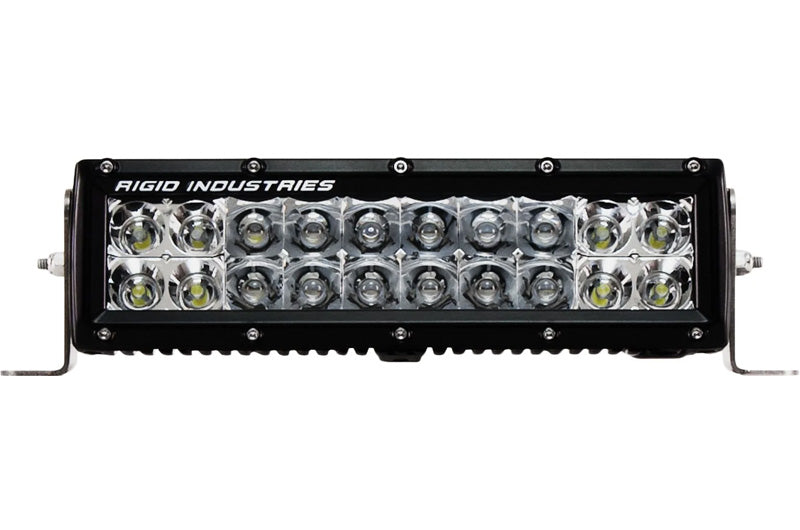 Rigid 110322 E-Series PRO LED Light Spot/Flood Optics Amber 10 inch Black Housing | Universal