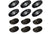 Rigid 400253 A-Series High-Power Cool White Rock Lights Set of 6 | Universal