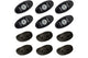 Rigid 400253 A-Series High-Power Cool White Rock Lights Set of 6 | Universal