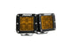 Rigid 504816 D-Series PRO SAE Fog Lights - Yellow | Universal