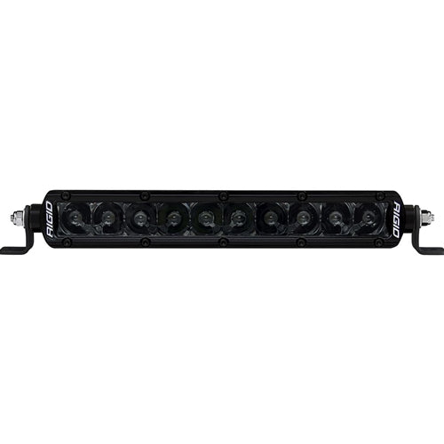 Rigid 910213BLK 10 inch SR-Series Pro Midnight Spot Beam Light Bar | Universal