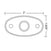 Rigid 480083 A-Series LED Light High Power Natural White Black Housing Single | Universal