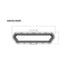 Rigid 90122 Chase Series Amber LED Light | Universal