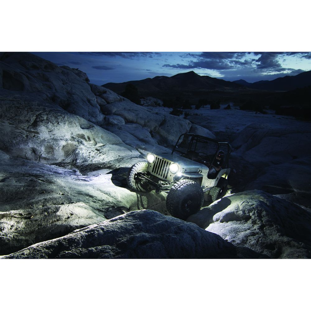 Rigid 482033 A-Series Low Power Cool White Rock Lights Pair | Universal