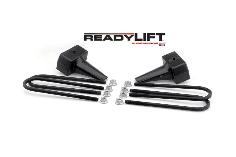ReadyLift 66-2094 4 inch Rear Block Kit - 1-Piece Drive Shaft | 1999-2010 Ford F250/F350