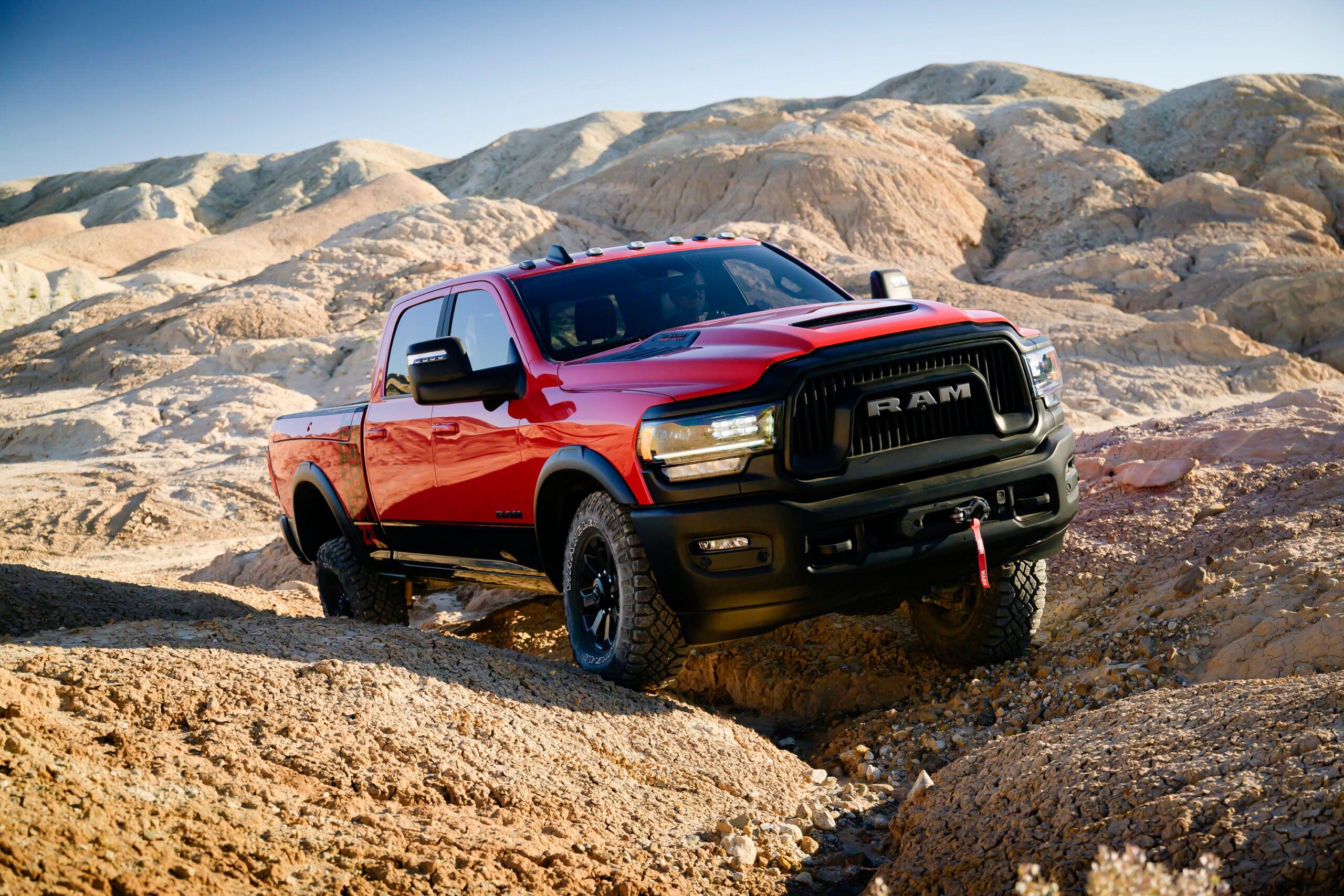 King 25001-413A OEM Performance 2.5 Rear Shocks 2" Longer Spring w/ 0-2 Lift | 2014-2025 RAM 2500/3500