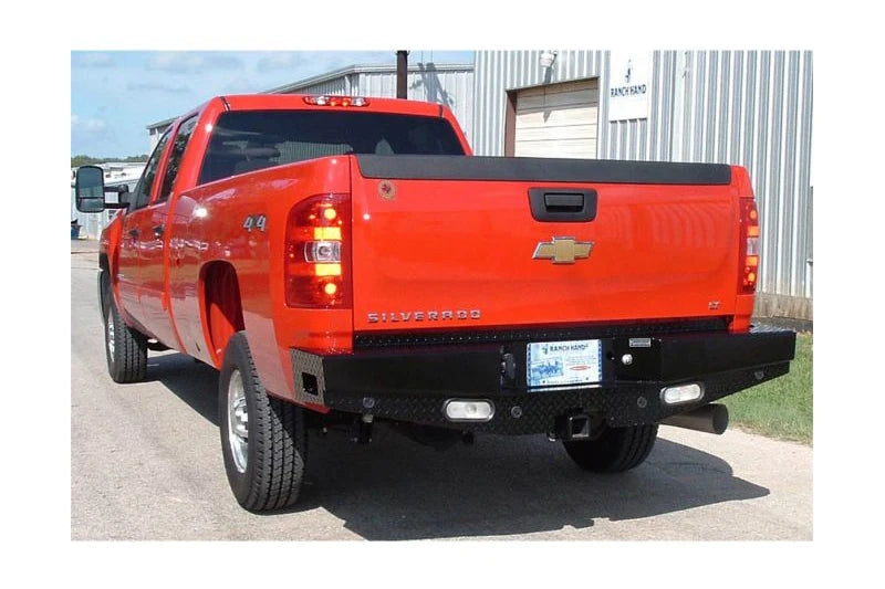 Ranch Hand SBC081BLSL Sport Back Rear Bumper | 2007.5-2010 GM Silverado/Sierra 2500HD/3500HD