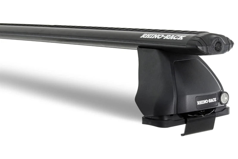 Rhino Rack JA81 Black Vortex 2500HD 2-Bar Roof Rack | 2020-2025 GM Silverado/Sierra 2500HD/3500HD 6.6L Duramax