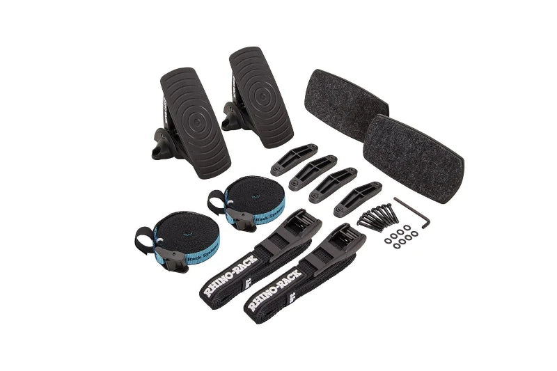 Rhino Rack JA81 Black Vortex 2500HD 2-Bar Roof Rack | 2020-2025 GM Silverado/Sierra 2500HD/3500HD 6.6L Duramax