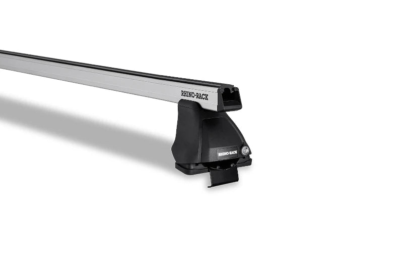Rhino Rack JA8134 Heavy Duty 2500 Silver 2-Bar Roof Rack | 2020-2025 GM Silverado/Sierra 2500HD/3500HD 6.6L Duramax