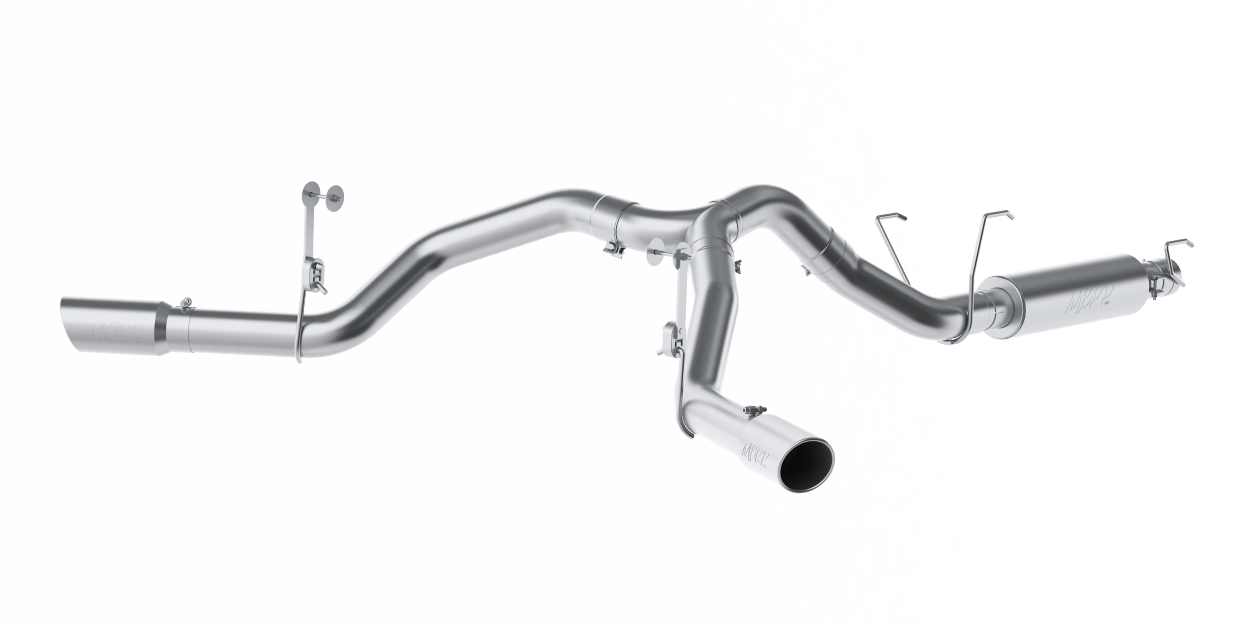 MBRP S5151409 4 inch Cat Back T409 Stainless Dual Exhaust System | 2014-2025 RAM 2500 6.4L HEMI