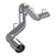 MBRP S6059AL 4" inch Aluminized Filter Back Single Side Exit Exhaust System with Tip | 2020-2025 GM Silverado/Sierra 2500HD/3500HD 6.6L Duramax L5P
