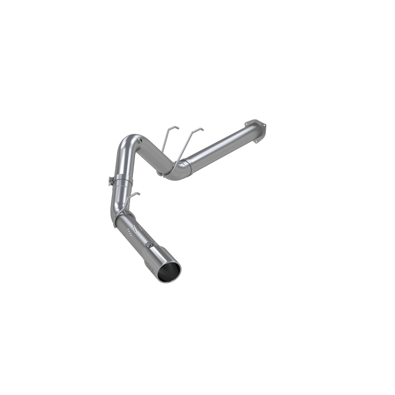 MBRP S6289AL 4 inch Filter Back Single Exhaust Pipe Aluminized Steel | 2017-2024 Ford F250/F350 6.7L Powerstroke