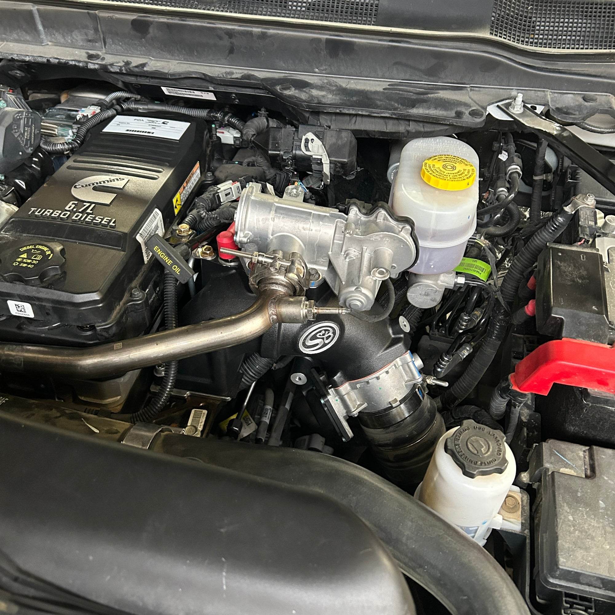 S&B 76-1012 Intake Elbow | 2019-2024 Ram 2500/3500 6.7L Cummins
