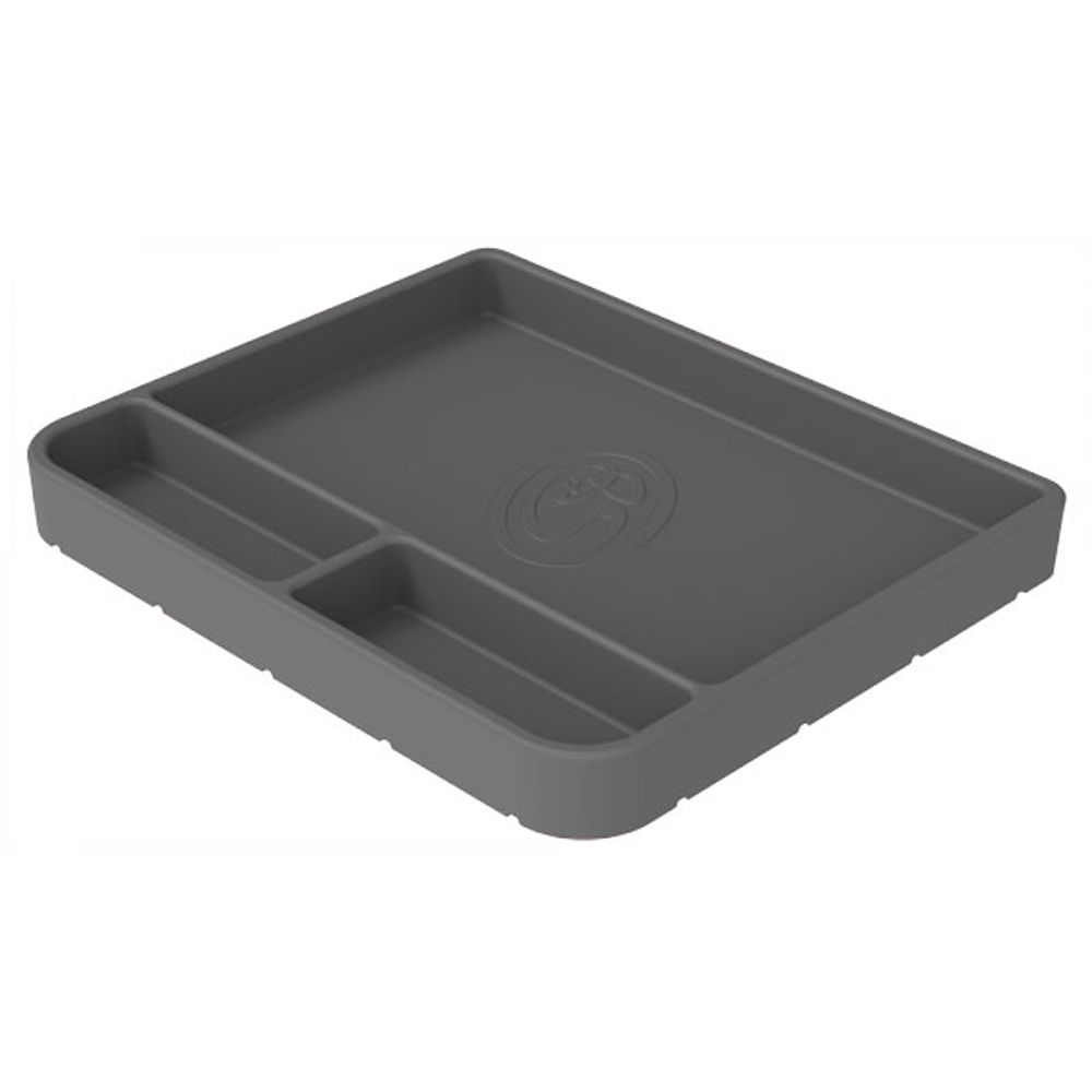 S&B 80-1004M Medium Charcoal Silicone Tool Tray | Universal
