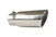 Sinister SD-4-5-POL Polished Stainless Steel Exhaust Tip 4" Inlet x 5" Round x 12" Long | Universal