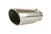 Sinister SD-4-5-POL Polished Stainless Steel Exhaust Tip 4" Inlet x 5" Round x 12" Long | Universal