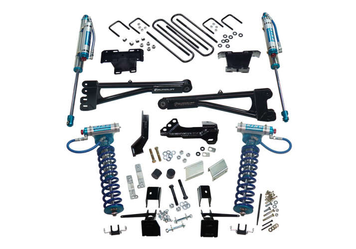 SuperLift K165Kg 4 inch Radius Arm Lift Kit with King Shocks | 2017-2022 Ford F250/F350 Powerstroke 4WD