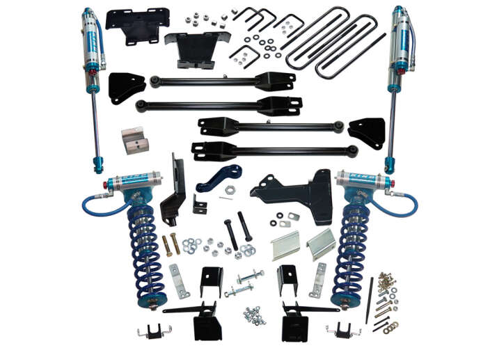 SuperLift K171KG 6 inch 4-link Suspension Lift with King Coilover Conversion | 2017-2022 Ford F250/F350