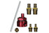 FASS STK1002 5/8 Suction Tube Kit with Bulkhead Fitting | Universal