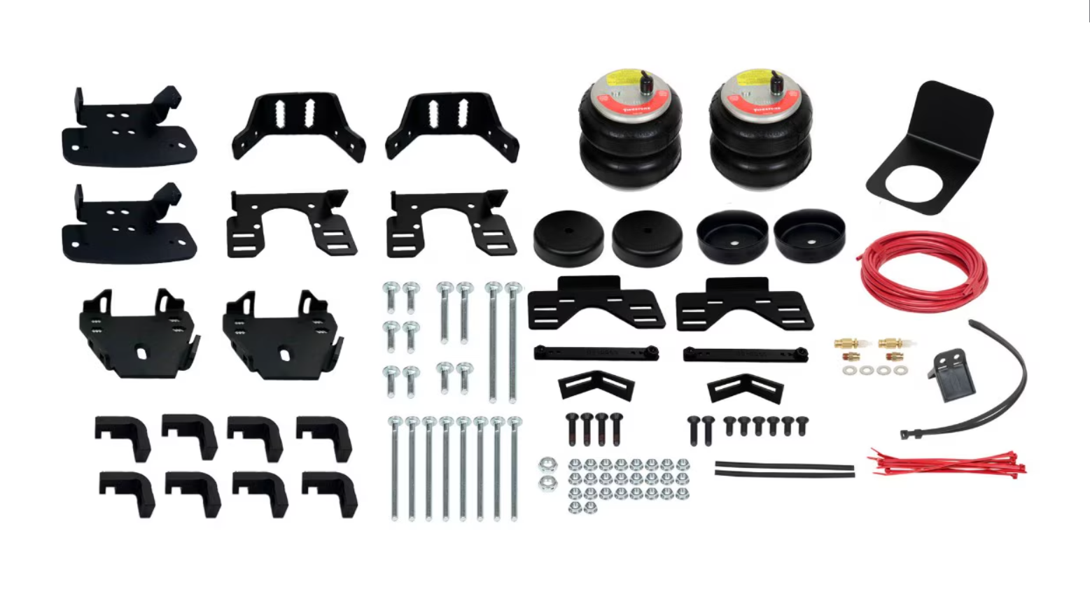 Firestone 2716 Rear RED Label Air Spring Kit | 2017-2025 Ford F250/F350 4WD/2WD