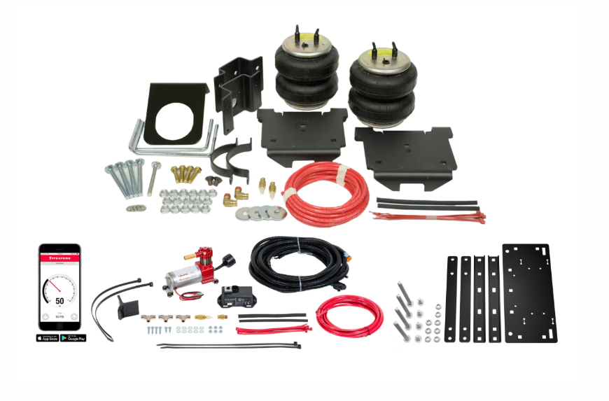 Firestone 2870 Rear All-In-One Wireless Air Spring Kit | 2001-2010 GM Silverado/Sierra 2500HD/3500HD 4WD/2WD