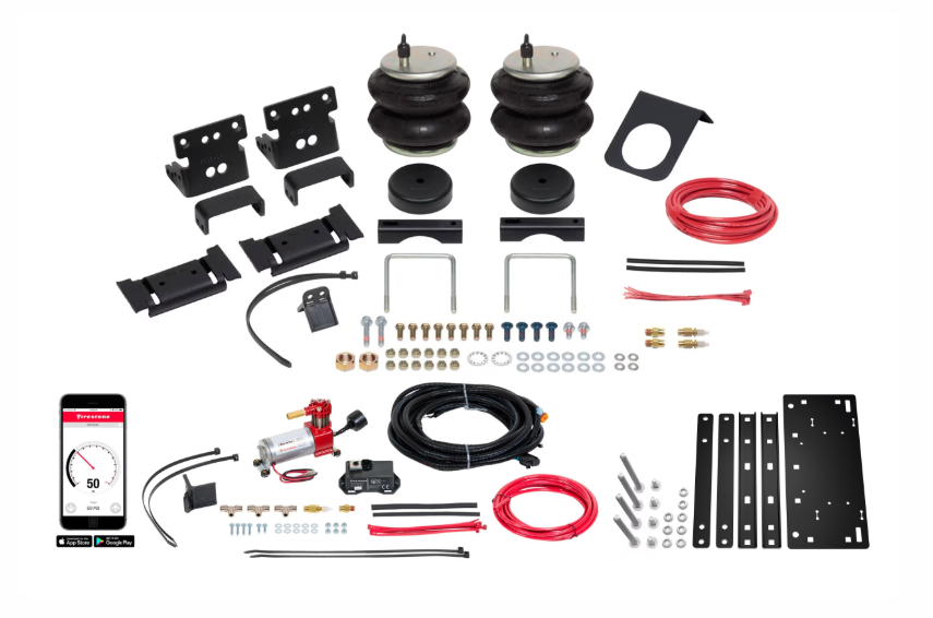 Firestone 2868 Rear All-In-One Wireless Air Spring Kit | 2003-2013 Dodge RAM 2500/3500 4WD/2WD