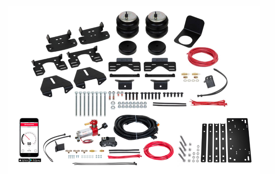 Firestone 2890 Rear All-In-One Wireless Air Spring Kit | 2017-2025 Ford F250/F350 4WD/2WD