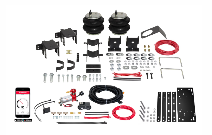 Firestone 2864 Rear All-In-One Wireless Air Spring Kit | 1999-2010 Ford F250/F350 4WD/2WD