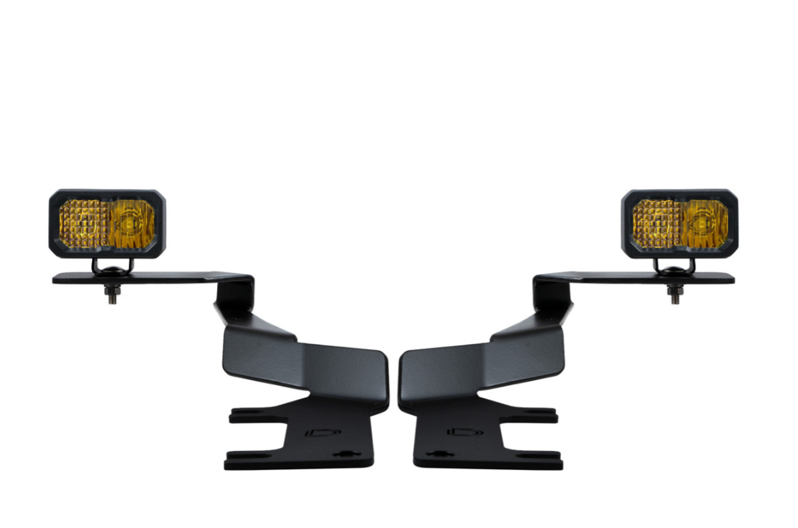 Diode Dynamics DD7553 Stage Series Ditch Light Kit C2 Sport Yellow Combo | 2017-2022 Ford F250/F350 Super Duty