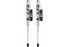 FOX 985-26-149x2 2.0 Performance Series Remote Reservoir Adjustable Rear Shocks (1.5-3.5 inch of Lift) | 2017-2025 Ford F250/F350 Super Duty