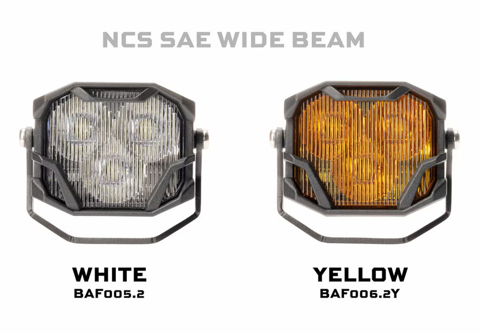 Morimoto BAF006 4Banger NCS Series Yellow LED Fog Lights | Universal