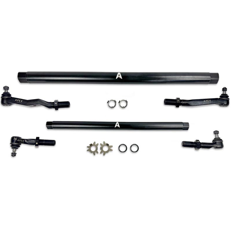 Apex KIT380-STL Heavy Duty ProLock DOM Steel Tie Rod & Drag Link Assembly | 2003-2013 Dodge RAM 2500/3500