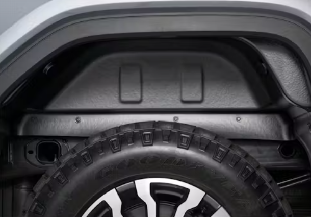 Rugged Liner WWGMC011HD Wheel Well Rear Inner Liner | 2011-2014 GM Sierra 2500HD/3500HD SRW w/o 5th Wheel Package