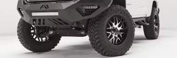 Fab Fours M3450-1 Vengeance Front Bumper Side Mesh Inserts | 2010-2018 RAM 2500/3500 6.7L Cummins