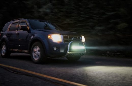 Rigid 92161EM SR-Series E-Mark Certified Driving Optic 20 inch Black Housing | Universal