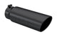 MBRP T5125BLK 6 inch OD Angled Rolled End 5 inch Inlet 18 inch Length Exhaust Tip - Black | Universal