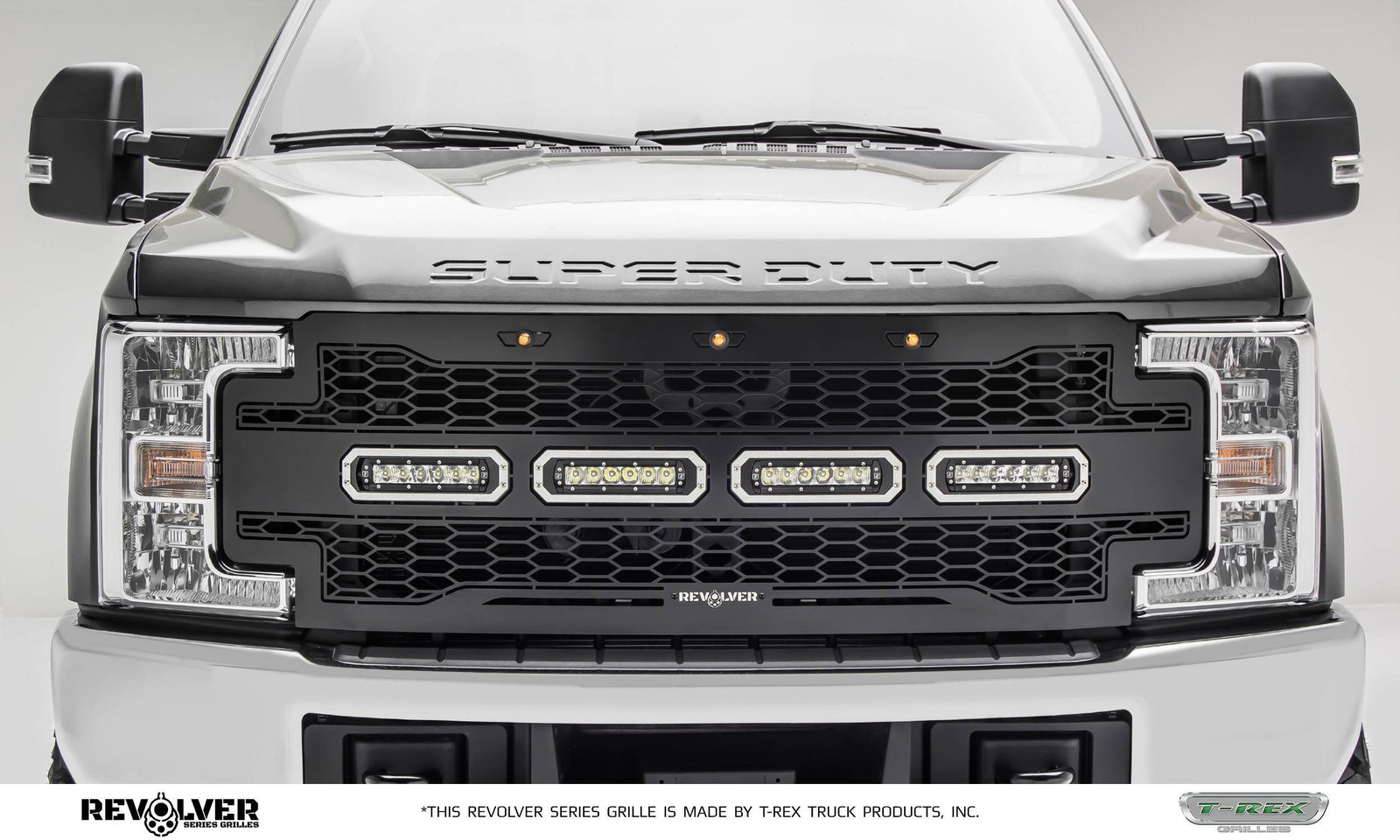 T-Rex 6515641 Laser Web Revolver Grille | 2017-2019 Ford F250/F350