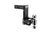 B&W TS10048B Black Tow & Stow Triple Ball Hitch with 2 inch Shank, 5 inch Drop, 5.5 inch Rise | Universal