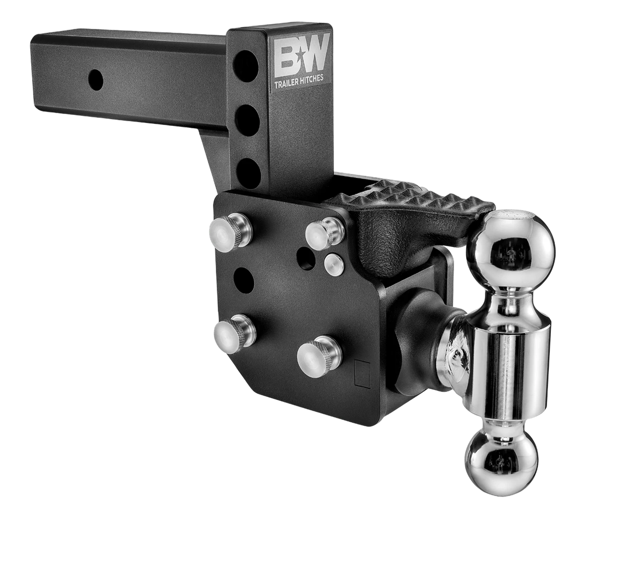 B&W TS20053B 2", 2-5/16" Dual Ball Pintle Tow & Stow | Universal
