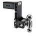 B&W TS30040B Black Tow & Stow 2x2-5/16 Dual Ball Hitch with 3 inch Shank, 7 inch Drop, 7.5 inch Rise | Universal